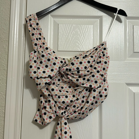 Maeve bow one shoulder top - Picture 2 of 2